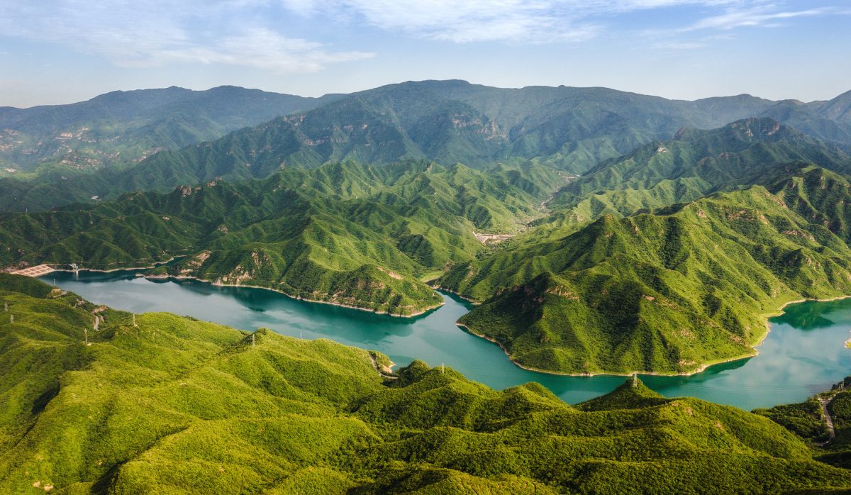 青山碧水蓝天